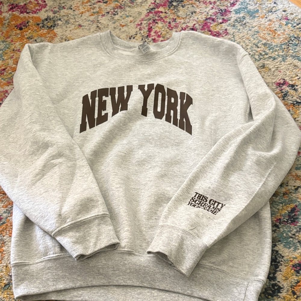 Classic Gray New York Sweatshirt